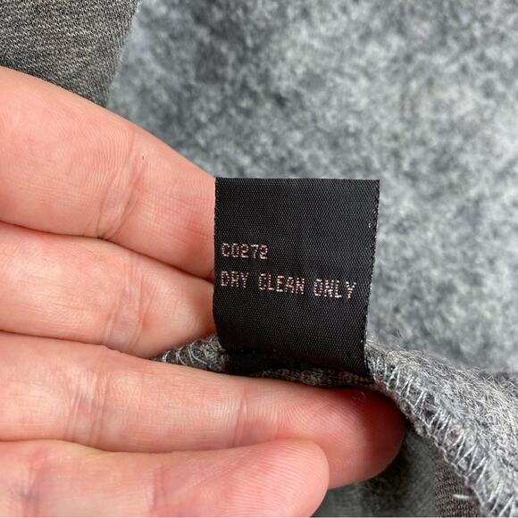 SOLD.   Lisa International Boiled Wool Jacket Size L Art To Wear Coat Gray Boho - Picture 7 of 9